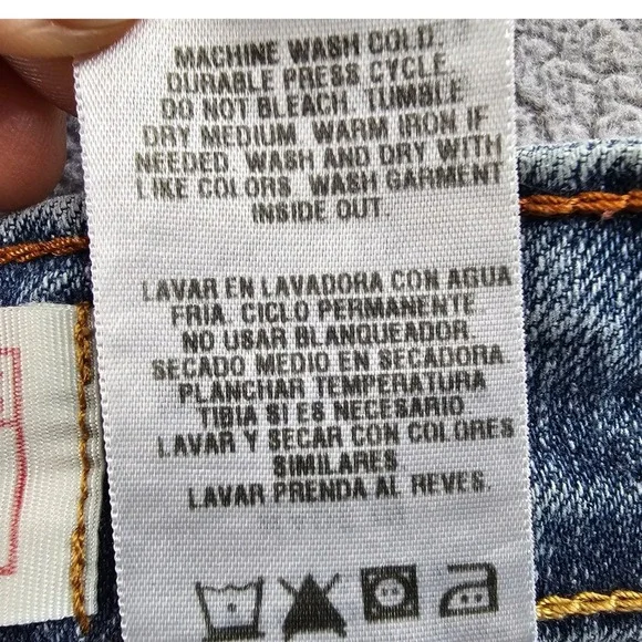 Signature by Levi Strauss & Co. Bootcut Jeans Women's 10 Blue Stretch Low Rise - Picture 13 of 15